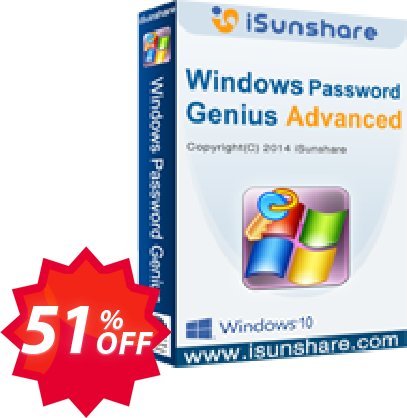 iSunshare WINDOWS Password Genius for MAC Advanced Coupon code 51% discount 