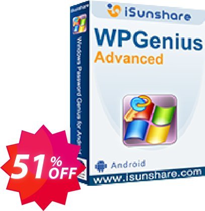 iSunshare WPGenius Advanced Coupon code 51% discount 