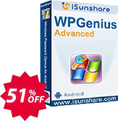 iSunshare WPGenius Advanced Coupon code 51% discount 