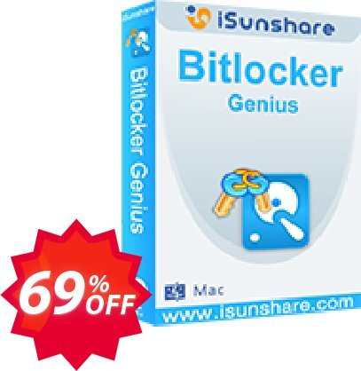 iSunshare BitLocker Genius Coupon code 69% discount 