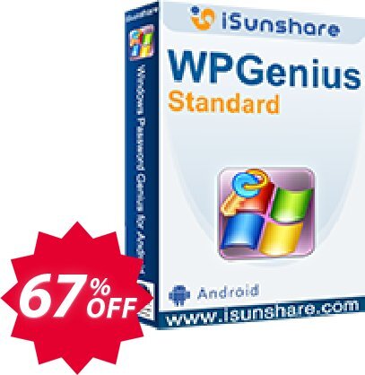 iSunshare WPGenius Standard Coupon code 67% discount 