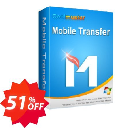 Coolmuster Mobile Transfer Lifetime Plan, 6-10 PCs  Coupon code 51% discount 