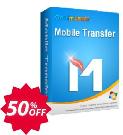 Coolmuster Mobile Transfer Lifetime Plan, 11-15 PCs  Coupon code 50% discount 