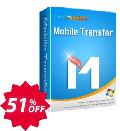 Coolmuster Mobile Transfer Yearly Plan, 6-10 PCs  Coupon code 51% discount 