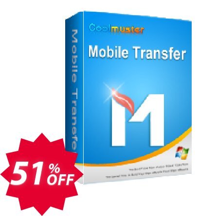 Coolmuster Mobile Transfer - Yearly Plan, 6-10PCs  Coupon code 51% discount 