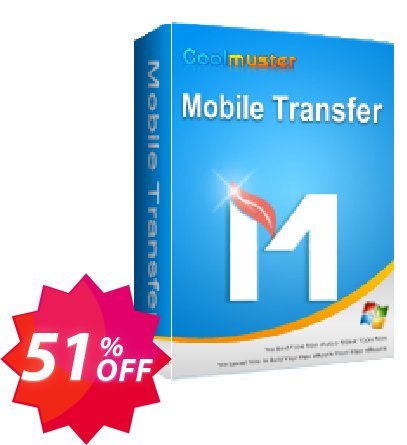 Coolmuster Mobile Transfer Yearly Plan, 11-15 PCs  Coupon code 51% discount 