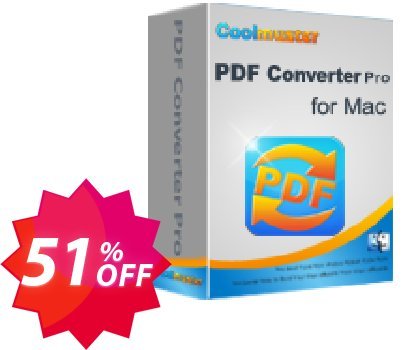 Coolmuster PDF Converter Pro for MAC Coupon code 51% discount 