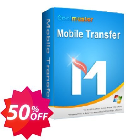 Coolmuster Mobile Transfer Yearly Plan, 16-20 PCs  Coupon code 50% discount 