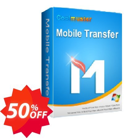 Coolmuster Mobile Transfer Yearly Plan, 21-25 PCs  Coupon code 50% discount 