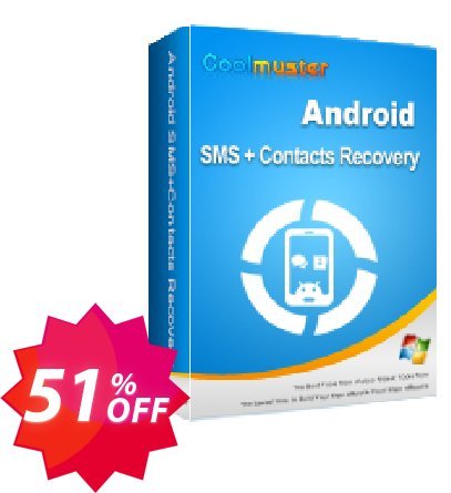 Coolmuster Android SMS+Contacts Recovery - Lifetime Plan, 9 Devices, 3 PCs  Coupon code 51% discount 