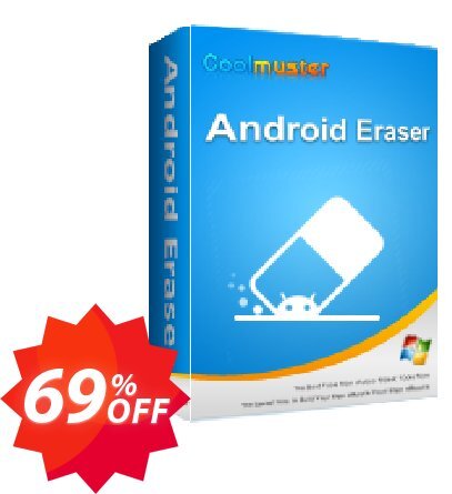 Coolmuster Android Eraser - Yearly Plan, 1 PC  Coupon code 69% discount 