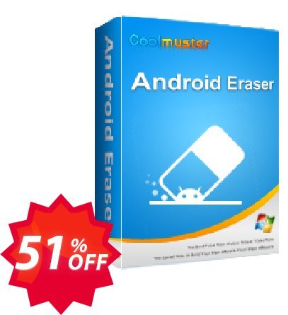 Coolmuster Android Eraser - Yearly Plan, 6-10PCs  Coupon code 51% discount 