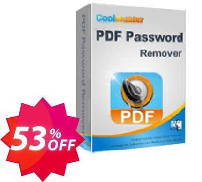 Coolmuster PDF Password Remover for MAC Coupon code 53% discount 