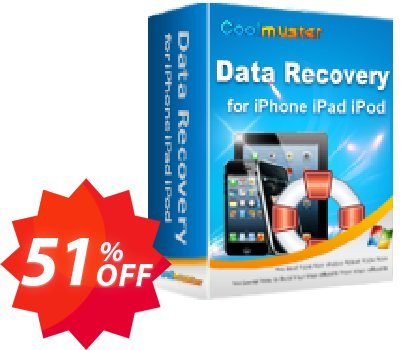 Coolmuster Data Recovery for iPhone iPad iPod Coupon code 51% discount 
