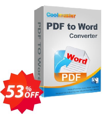 Coolmuster PDF to Word Converter for MAC Coupon code 53% discount 