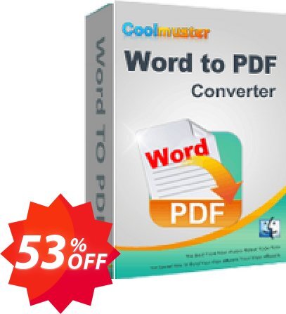 Coolmuster Word to PDF Converter for MAC Coupon code 53% discount 