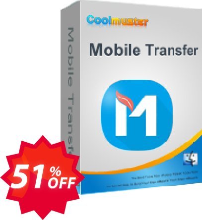 Coolmuster Mobile Transfer for MAC Lifetime, 6-10 PCs  Coupon code 51% discount 