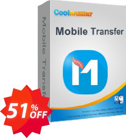 Coolmuster Mobile Transfer for MAC Yearly, 6-10 PCs  Coupon code 51% discount 