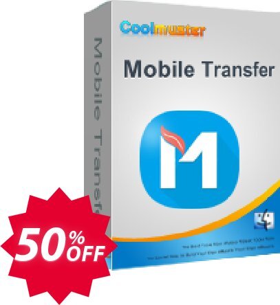 Coolmuster Mobile Transfer for MAC Yearly, 16-20 PCs  Coupon code 50% discount 