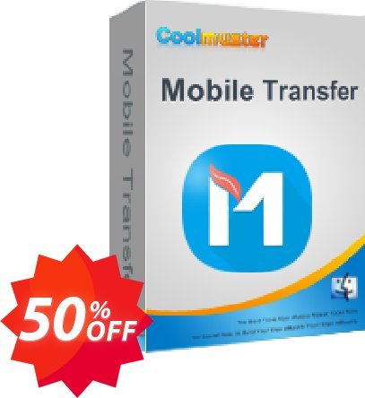 Coolmuster Mobile Transfer for MAC Lifetime, 16-20 PCs  Coupon code 50% discount 