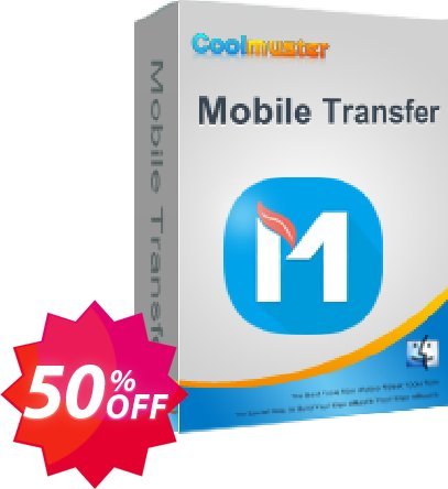 Coolmuster Mobile Transfer for MAC Lifetime, 21-25 PCs  Coupon code 50% discount 