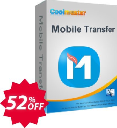 Coolmuster Mobile Transfer for MAC Yearly, 2-5 PCs  Coupon code 52% discount 