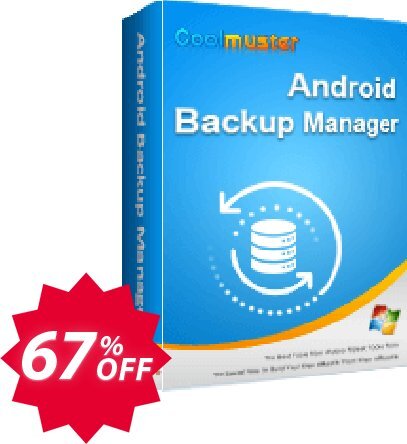 Coolmuster Android Backup Manager - Lifetime Plan Coupon code 67% discount 