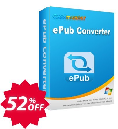 Coolmuster ePub Converter Coupon code 52% discount 