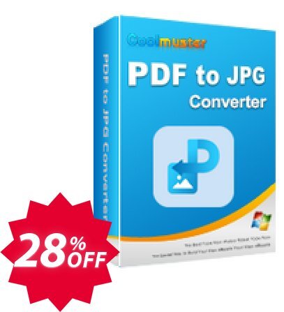 Coolmuster PDF to JPG Converter - Monthly Plan, 1 PC  Coupon code 28% discount 