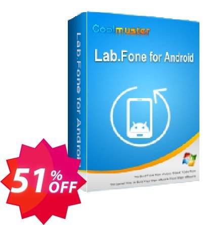 Coolmuster Lab.Fone for Android, Yearly Plan 3 PCs  Coupon code 51% discount 