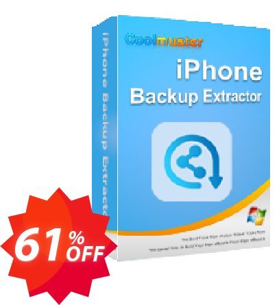 Coolmuster iPhone Backup Extractor Coupon code 61% discount 