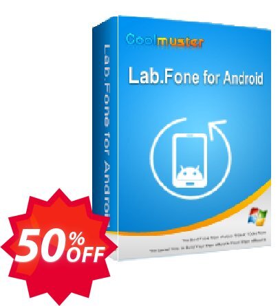Coolmuster Lab.Fone for Android Lifetime, Unlimited Devices, 1 PC  Coupon code 50% discount 