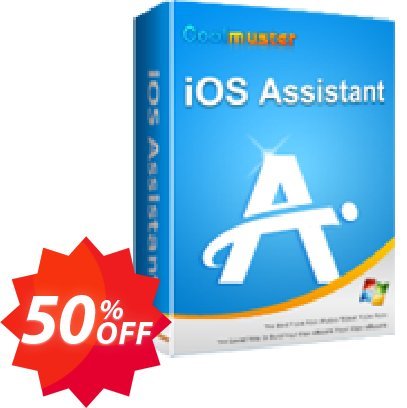 Coolmuster iOS Assistant Lifetime, 21-25 PCs  Coupon code 50% discount 