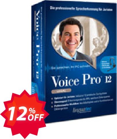 Voice Pro 12 Legal Coupon code 12% discount 