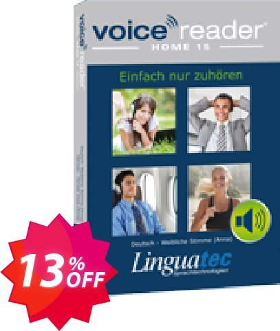 Voice Reader Home 15 Deutsch - Weibliche Stimme /Anna/ / German - Female voice /Anna/ Coupon code 13% discount 