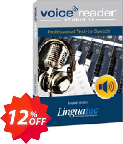 Voice Reader Studio 15 ENE / English, Irish  Coupon code 12% discount 