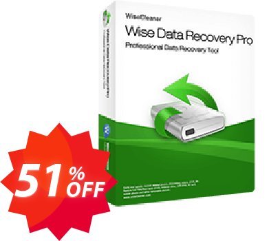 Wise Data Recovery Pro, Monthly / 1 PC  Coupon code 51% discount 