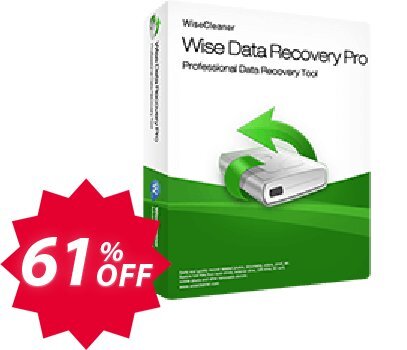Wise Data Recovery Pro, 3 PC  Coupon code 61% discount 
