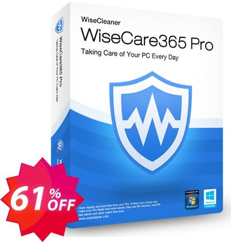 Wise Care 365 Pro Lifetime, Single Solution  Coupon code 61% discount 