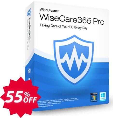 Wise Care 365 Pro Lifetime, Family Pack  Coupon code 55% discount 