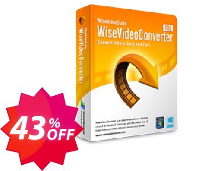 Wise Video Converter Pro Coupon code 43% discount 