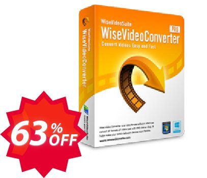 Wise Video Converter Pro Coupon code 63% discount 