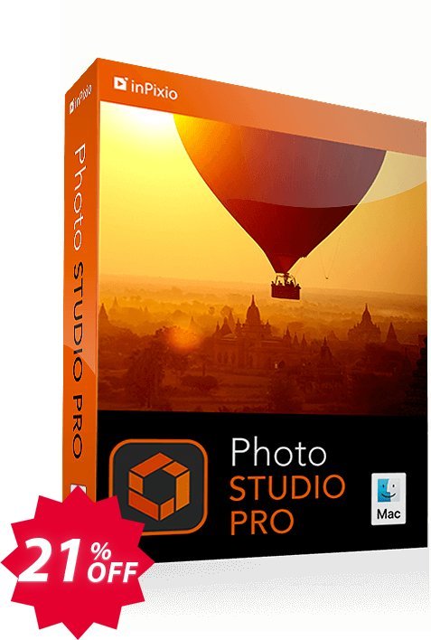 inPixio Photo Studio 12 for MAC Coupon code 21% discount 