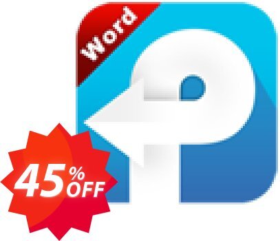 Cisdem PDF to Word Converter for 5 MACs Coupon code 45% discount 