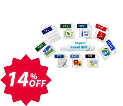 VeryPDF Cloud PDF REST API Coupon code 14% discount 