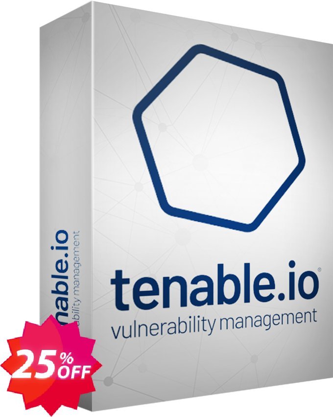 Tenable.io Vulnerability Management, 3 years  Coupon code 25% discount 