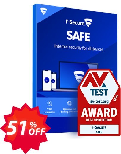 F-Secure SAFE Coupon code 51% discount 