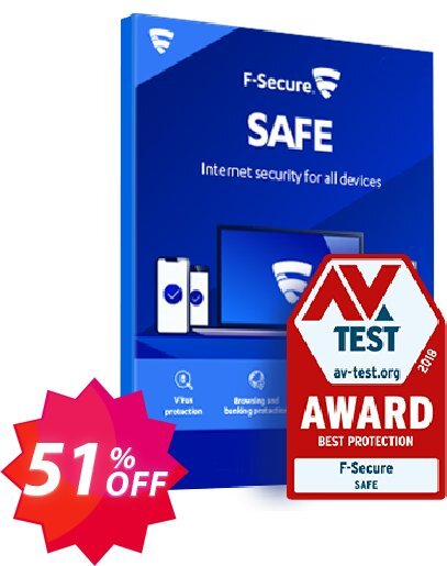 F-Secure SAFE Coupon code 51% discount 