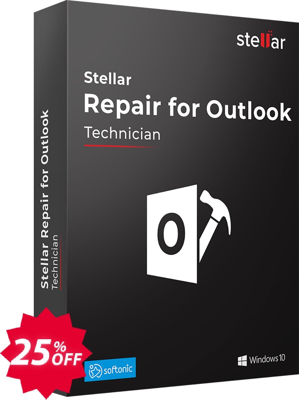 Stellar Repair for Outlook Technician Lifetime Coupon code 25% discount 