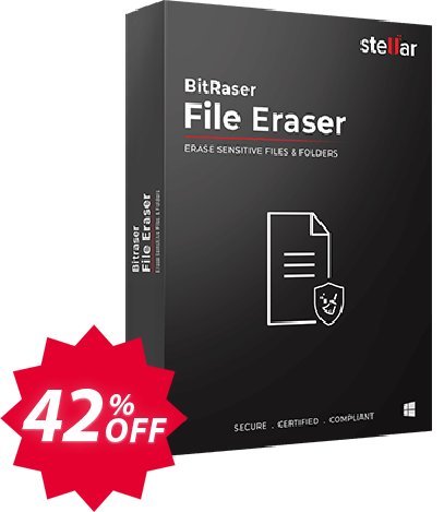 Bitraser file eraser Coupon code 42% discount 